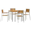 vidaXL &Otilde;ues&ouml;&ouml;gi komplekt 5 tk 90 x 90 x 75 cm