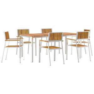 vidaXL &Otilde;ues&ouml;&ouml;gi komplekt 7 tk 180 x 90 x 75 cm