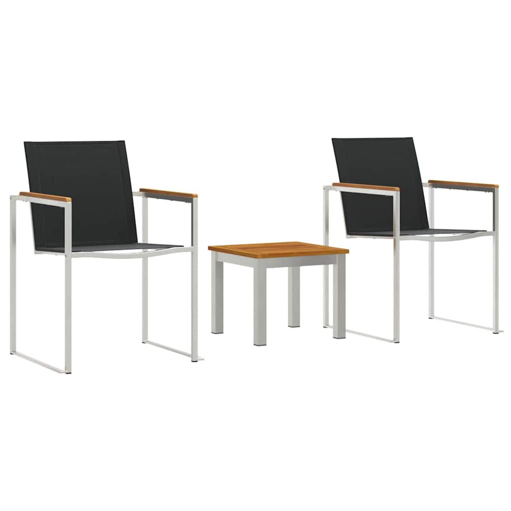 Ruokatuolit 2 kpl Harmaa 60x56x85 cm Kestävä Akaasiapuu