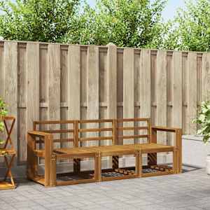 Zunanja garnitura za sedenje 3 pcs Naravna Masiven les akacije