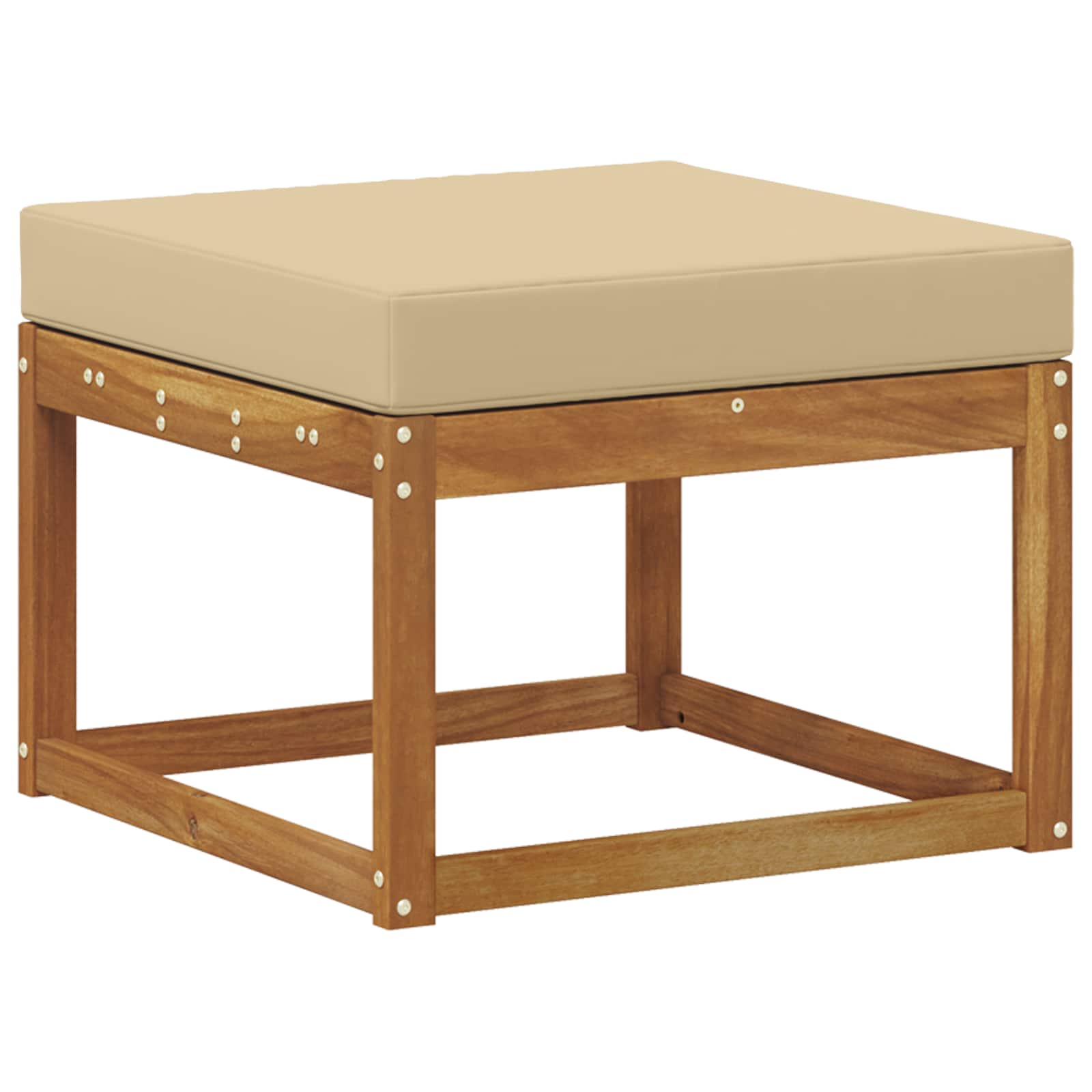 vidaXL Outdoor-Sofagarnitur mit Kissen 4 pcs Natur und Beige – Bild 4