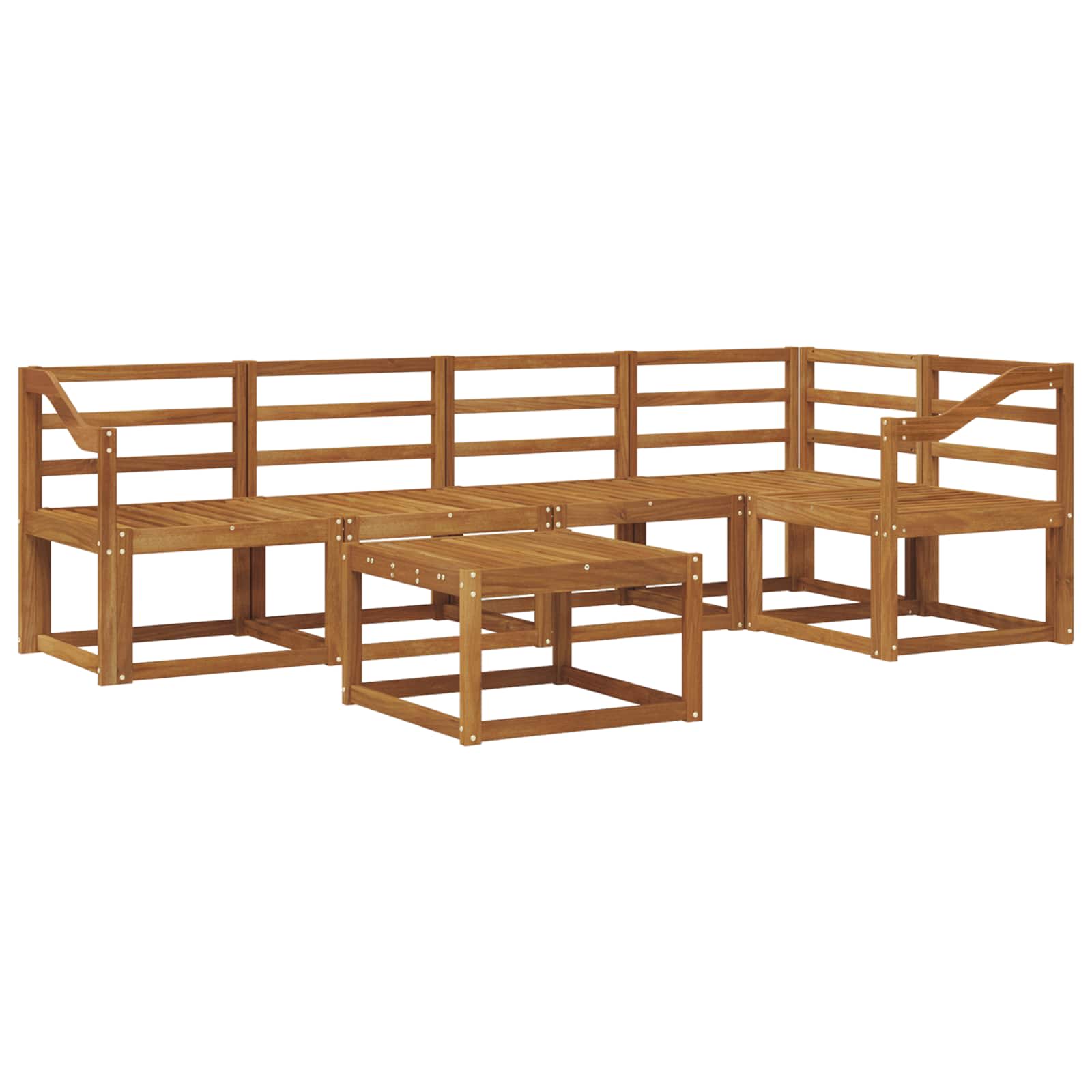 Bankstel Naturel Massief Acaciahout image 2