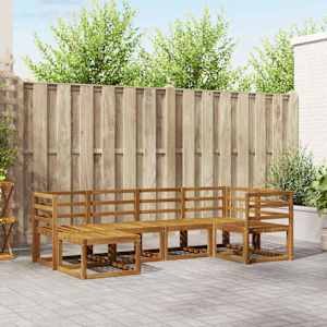 Kavčna garnitura 6 pcs Naravna