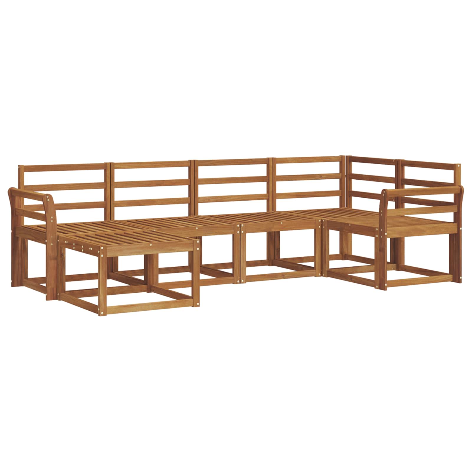 Thumbnail - vidaXL Outdoor-Sofagarnitur 6 pcs Natur