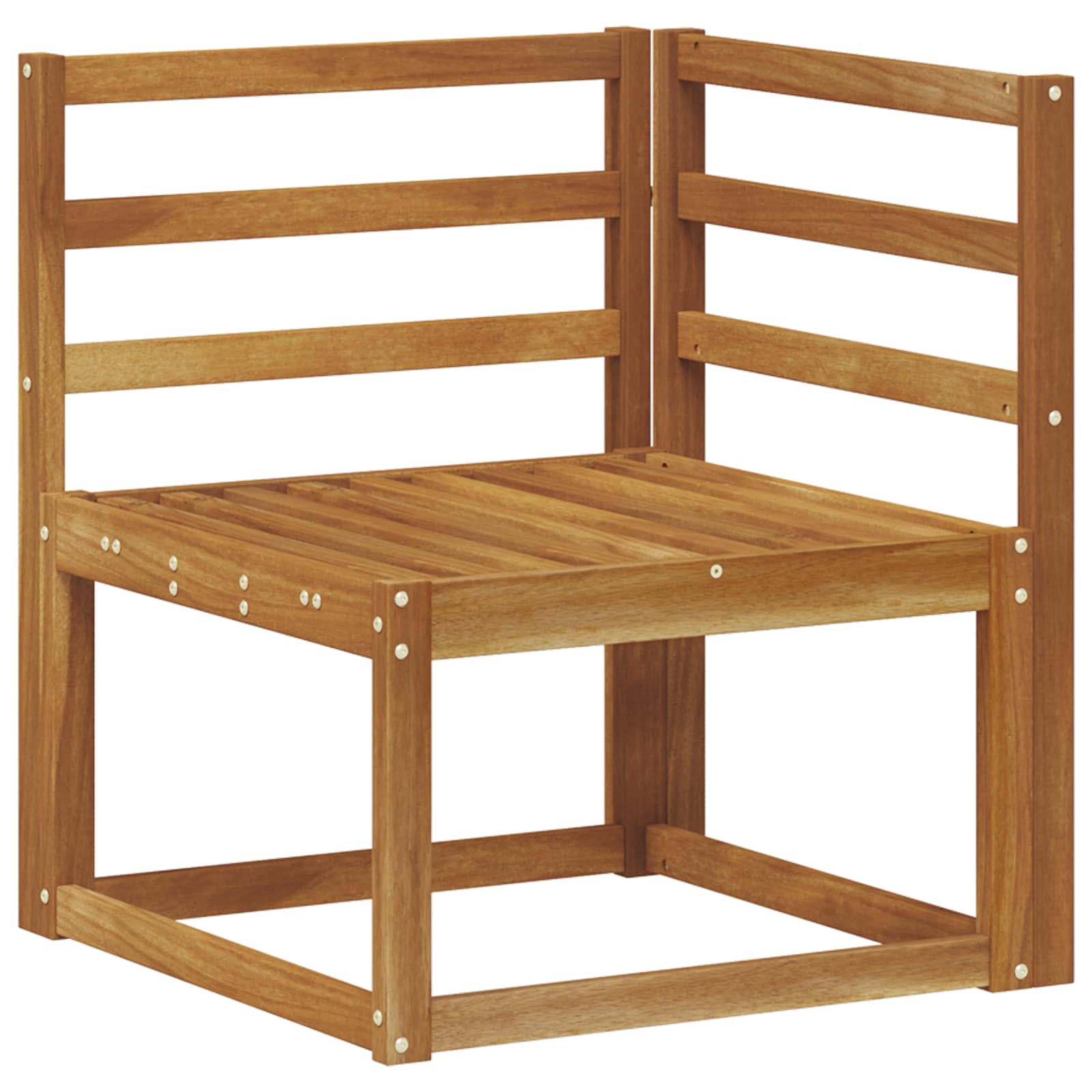 Zunanja garnitura za sedenje 6 pcs Naravna - slika 4