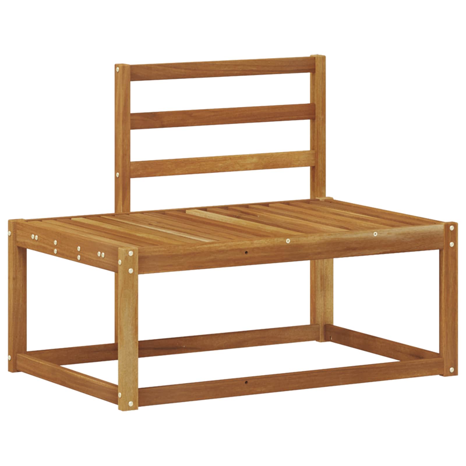 Zunanja garnitura za sedenje 2 pcs Naravna 182,5 x 63 x 73 cm - slika 4