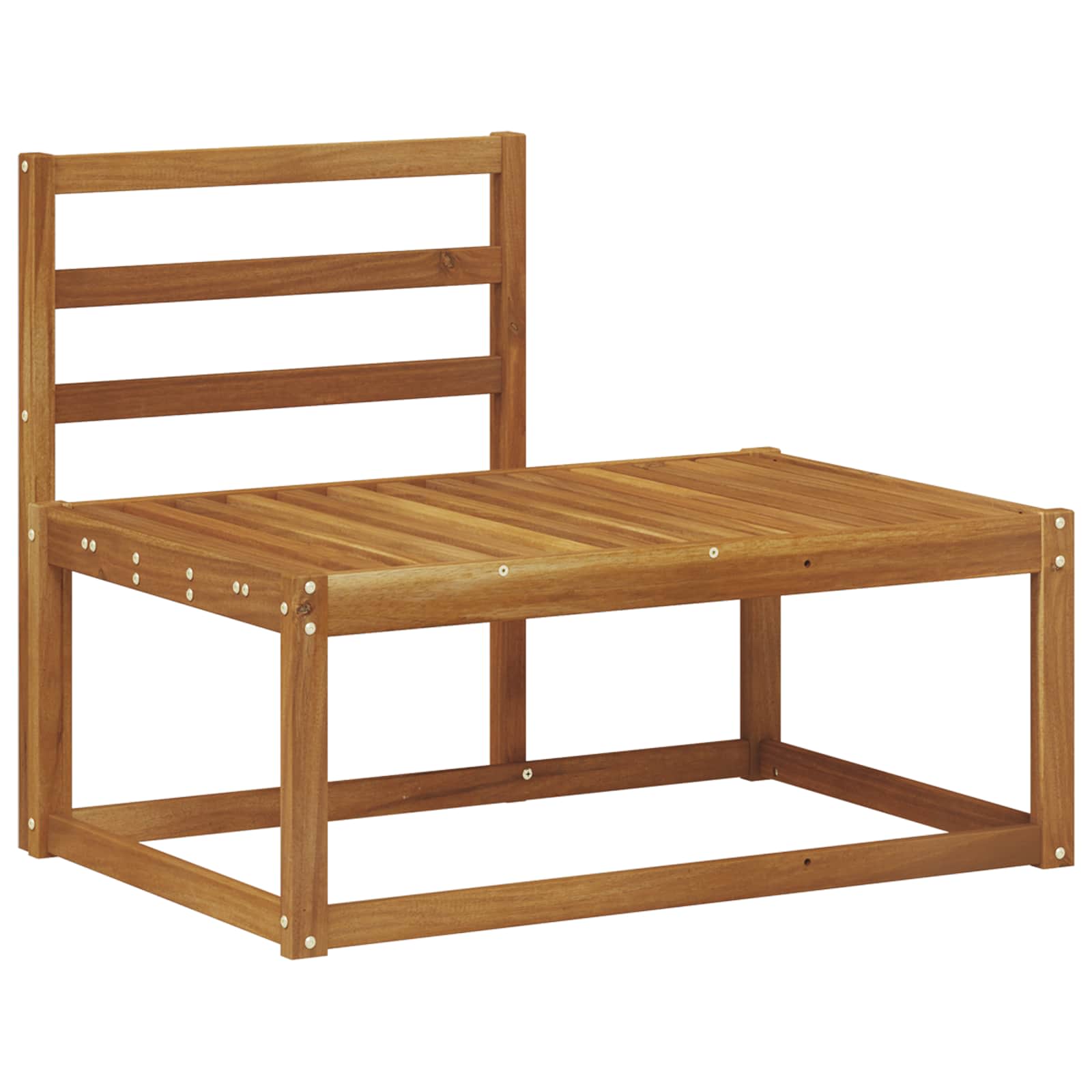 Bankstel 5 Stuk Naturel Massief Acaciahout image 6