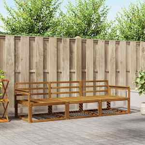 Zunanja garnitura za sedenje 3 pcs Naravna Masiven les akacije