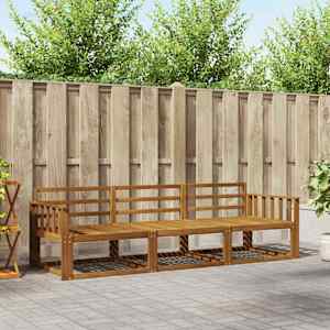 Zunanja garnitura za sedenje 3 pcs Naravna Masiven les akacije