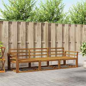 Zunanja garnitura za sedenje 3 pcs Naravna Masiven les akacije