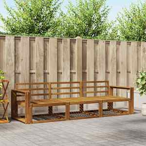 Zunanja garnitura za sedenje 3 pcs Naravna Masiven les akacije