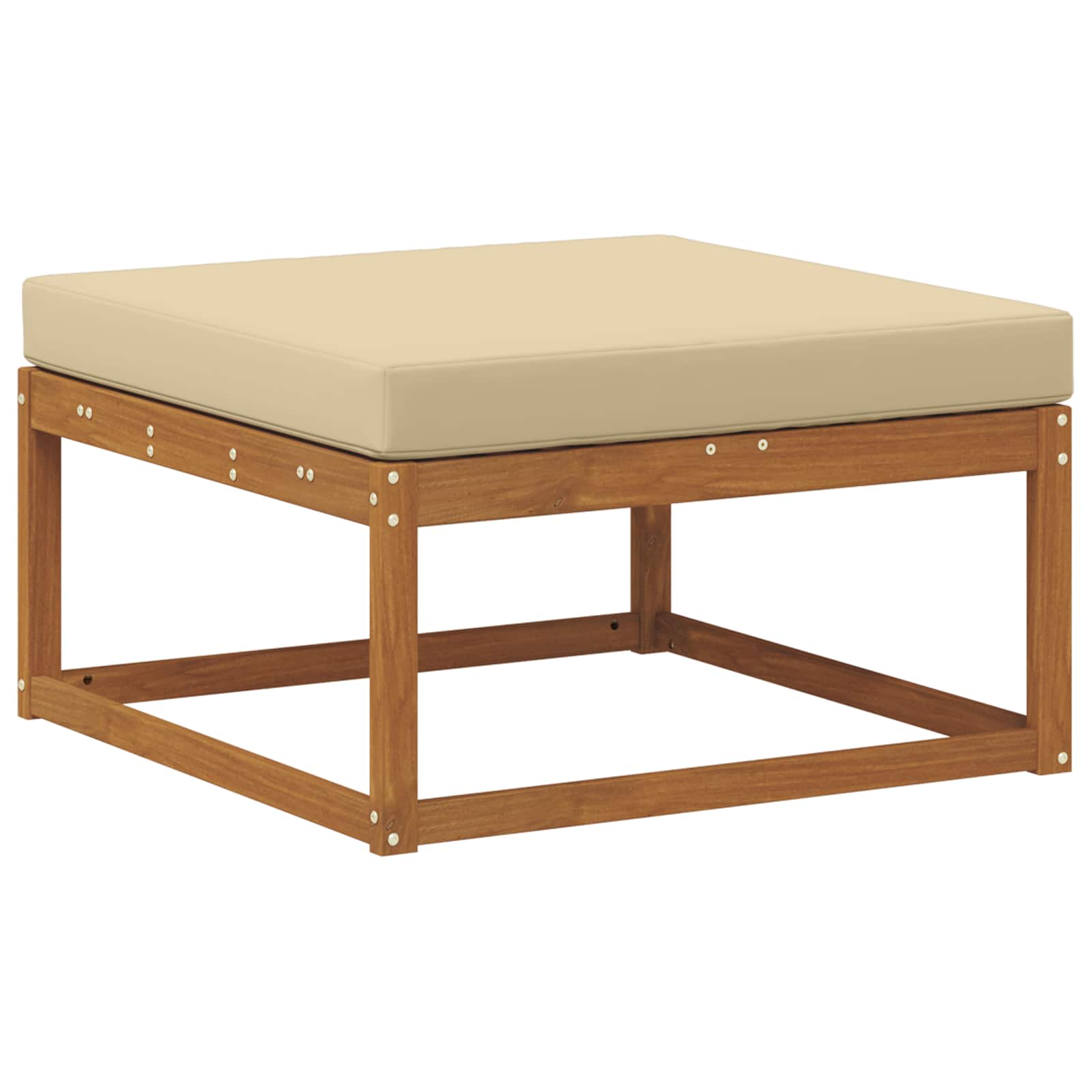 vidaXL Outdoor-Sofagarnitur mit Kissen 9 pcs Natur und Beige – Bild 5