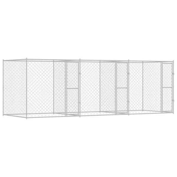 vidaXL Koerapuur H&otilde;bedane 600 x 200 x 200 cm Tsinkteras