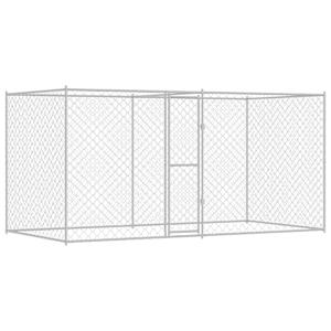 vidaXL Koerapuur H&otilde;bedane 400 x 200 x 200 cm Tsinkteras