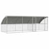 vidaXL 2 uksega kanapuur 3 tk H&otilde;bedane 600x200x200cm Tsingitud teras