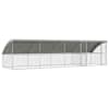 vidaXL 2 uksega kanapuur 4 tk H&otilde;bedane 800x200x200cm Tsingitud teras