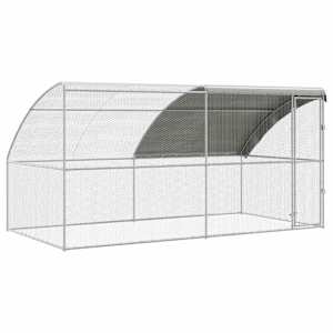 vidaXL Kanakpuur 2 tk H&otilde;bedane 400 x 200 x 200 cm Terase ja PE
