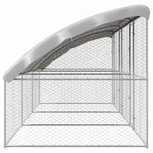 Psí kennel 3 pcs Stříbrná 6 x 2 x 2 m Pozinkovaná ocel - obrázek 5