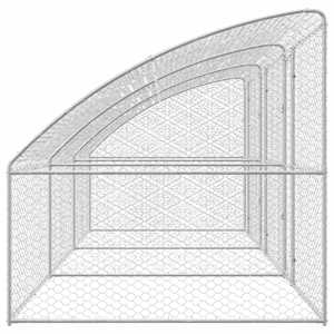 Psí kennel 3 pcs Stříbrná 6 x 2 x 2 m Pozinkovaná ocel - obrázek 5