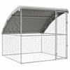 vidaXL Koerakuut H&otilde;bedane 2 x 2 x 2 m Tsingitud teras