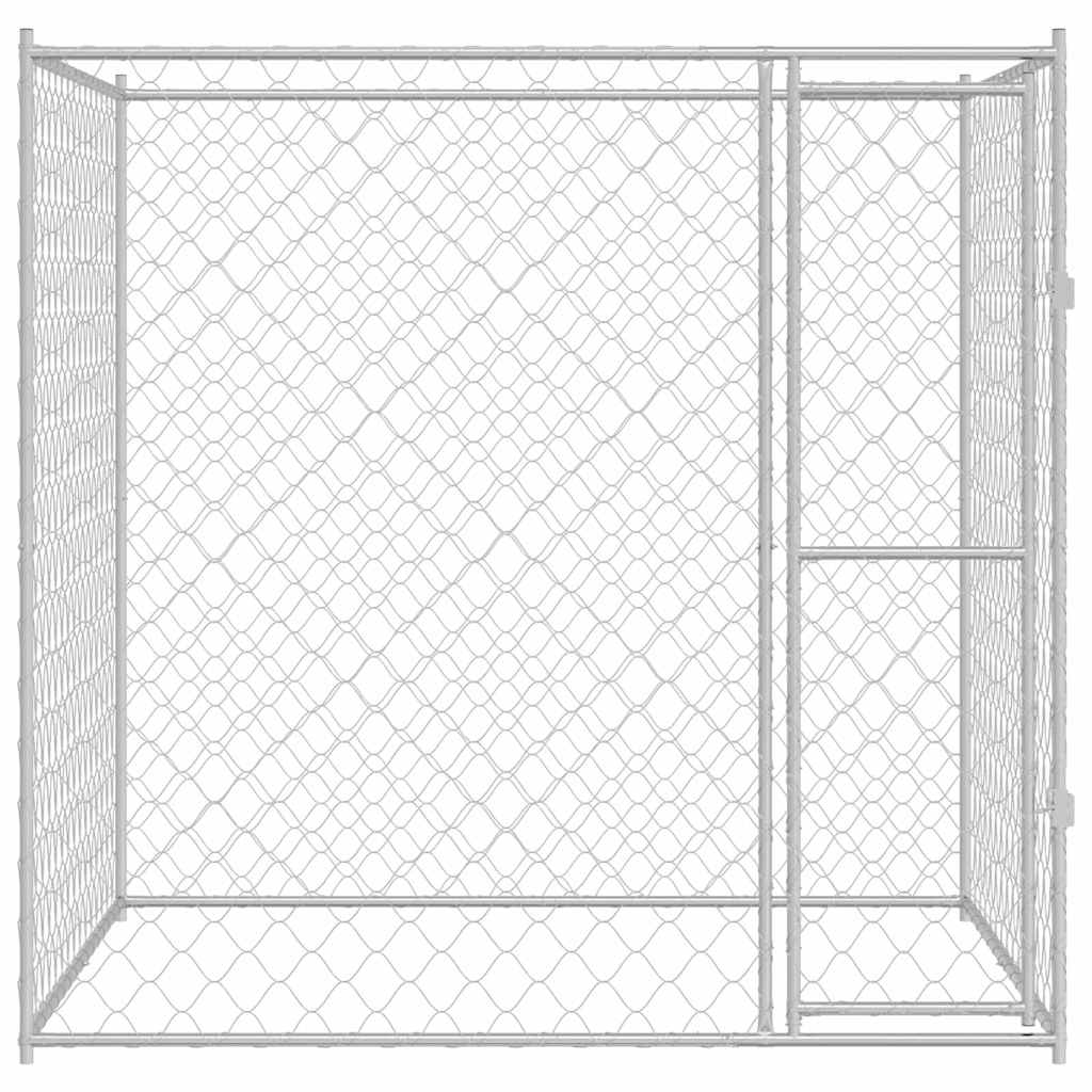 vidaXL Hondenbench 2 x 2 x 2 m Staal