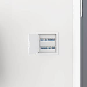 Přístupové panely 2 pcs Bílá 15 x 15 cm ABS plast - obrázek 1