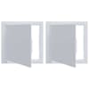 vidaXL Ligip&auml;&auml;su paneelid 2 tk Valge 15 x 15 cm ABS Plastik