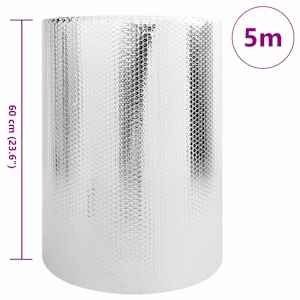 Reflexní fólie za radiátor Stříbrná 30 x 0.6 m Polyethylen - obrázek 2