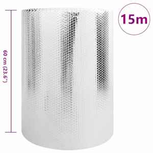 Reflexní fólie za radiátor Stříbrná 30 x 0.6 m Polyethylen - obrázek 2
