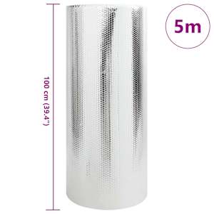 Reflexní fólie za radiátor Stříbrná 5 x 1 m Polyethylen - obrázek 3