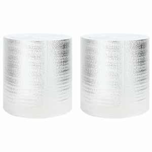 Reflexní fólie za radiátor 2 pcs Stříbrná 25 x 0,5 m - obrázek 1