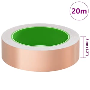 Měděná páska pro ochranu před slimáky 6 pcs Měděná 30 mm x 20 m - obrázek 8