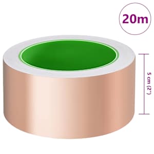 Měděná páska pro ochranu před slimáky 6 pcs Měděná 50 mm x 20 m - obrázek 8