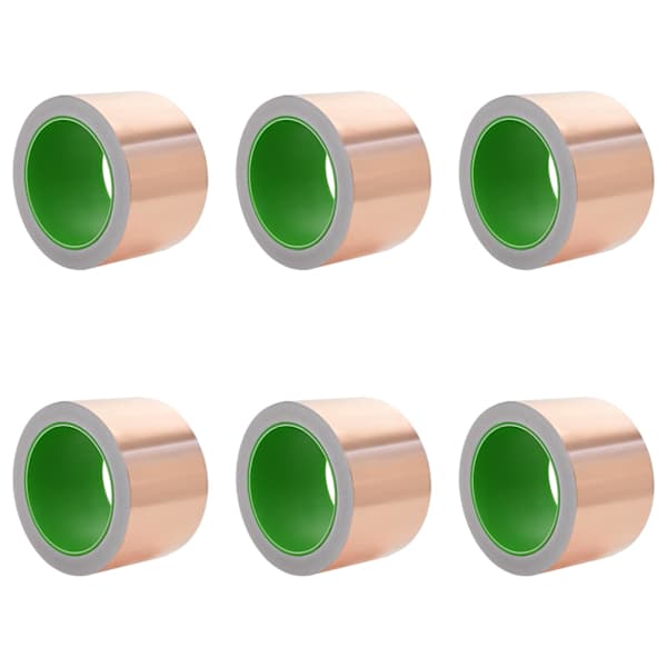 vidaXL Kahepoolne vaskteip limakaitseks 6 tk 70 mm x 20 m