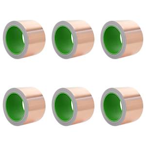 Měděná páska pro ochranu před slimáky 6 pcs Měděná 70 mm x 20 m - obrázek 2