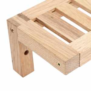 Závěsný regál na zeď Nástěnný Přírodní 62 x 10 x 12,5 cm - obrázek 8