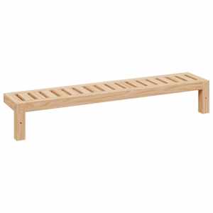 Závěsný regál na zeď Nástěnný Přírodní 62 x 10 x 12,5 cm - obrázek 7