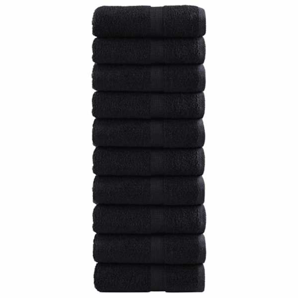 vidaXL K&uuml;lastaja r&auml;tik SOLUND 50 tk Must 30 x 30 cm 550 gsm