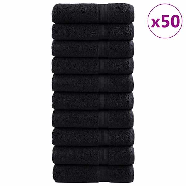 vidaXL K&uuml;lastaja r&auml;tik SOLUND 50 tk Must 50 x 100 cm 550 gsm