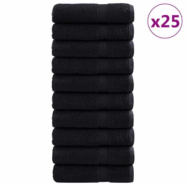 vidaXL K&uuml;lastaja r&auml;tik SOLUND 25 tk Must 70 x 140 cm 550 gsm