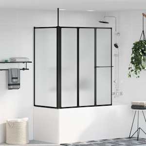 Tuš stena Bela 120 x 70 x 137 cm Aluminij