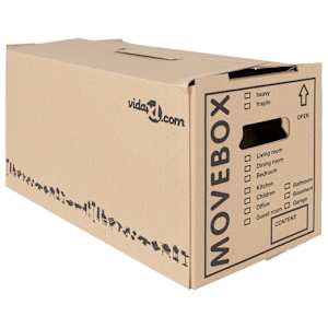 vidaXL Kolimiskast 20 tk Naturaalne 59 x 31,5 x 31,5 cm Papp