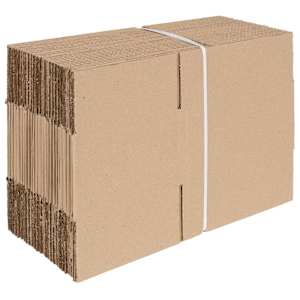 Skládací box 50 pcs Přírodní 20 x 15 x 10 cm Lepenka - obrázek 3