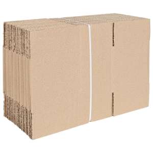 Skládací box 50 pcs Přírodní 24 x 13 x 13 cm Lepenka - obrázek 3