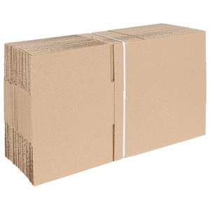 Skládací box 50 pcs Přírodní 25 x 17,5 x 10 cm Lepenka - obrázek 3
