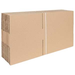 Skládací box 50 pcs Přírodní 40 x 30 x 10 cm Lepenka - obrázek 3