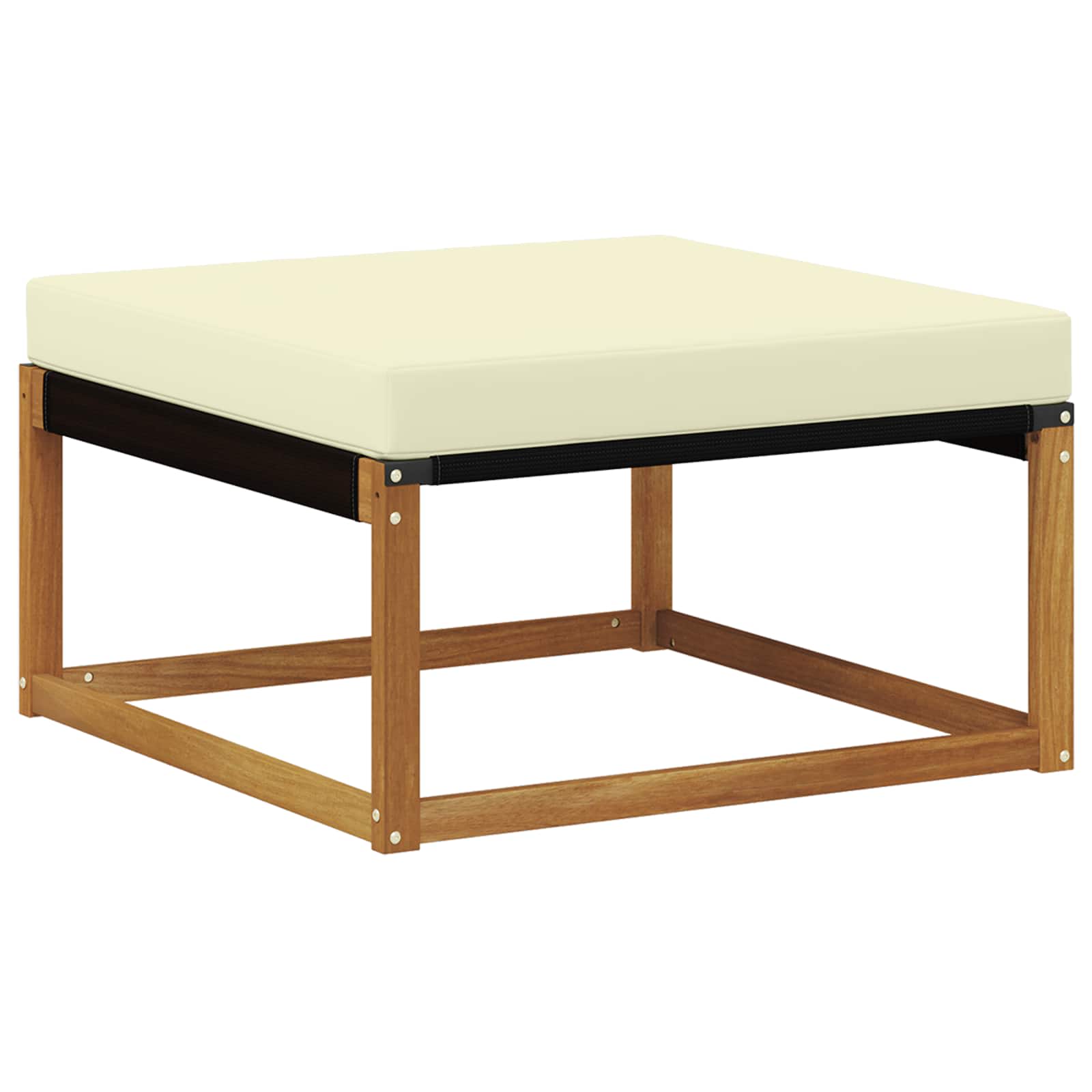 Zunanja garnitura za sedenje 24 pcs Naravna in smetana - slika 4