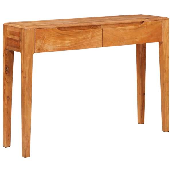 vidaXL Konsoollaud sahtliga Pruun 110 x 30 x 80 cm Tugev akatsiapuu