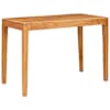 vidaXL S&ouml;&ouml;gilaud 110 x 55 x 76 cm Tugev akatsiapuu Pruun Ristk&uuml;lik