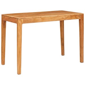 vidaXL S&ouml;&ouml;gilaud 110 x 55 x 76 cm Tugev akatsiapuu Pruun Ristk&uuml;lik